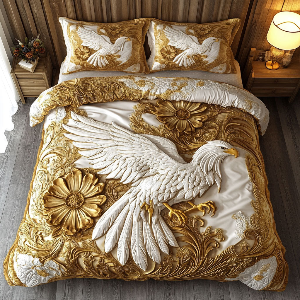 Glorious White Eagle WY2402014CL Duvet Cover Set