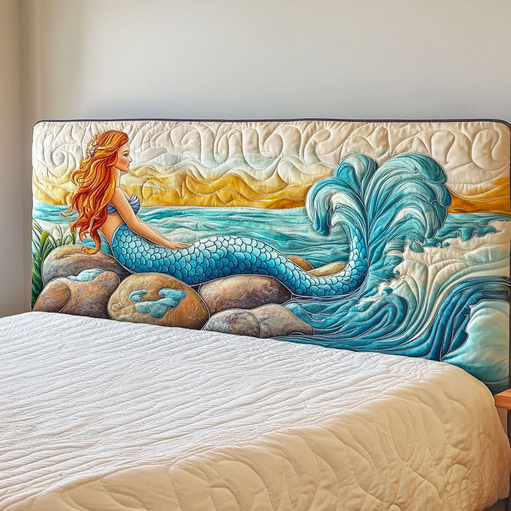 Enchanted Ocean CP0301010CL Quilted Headboard Slipcover