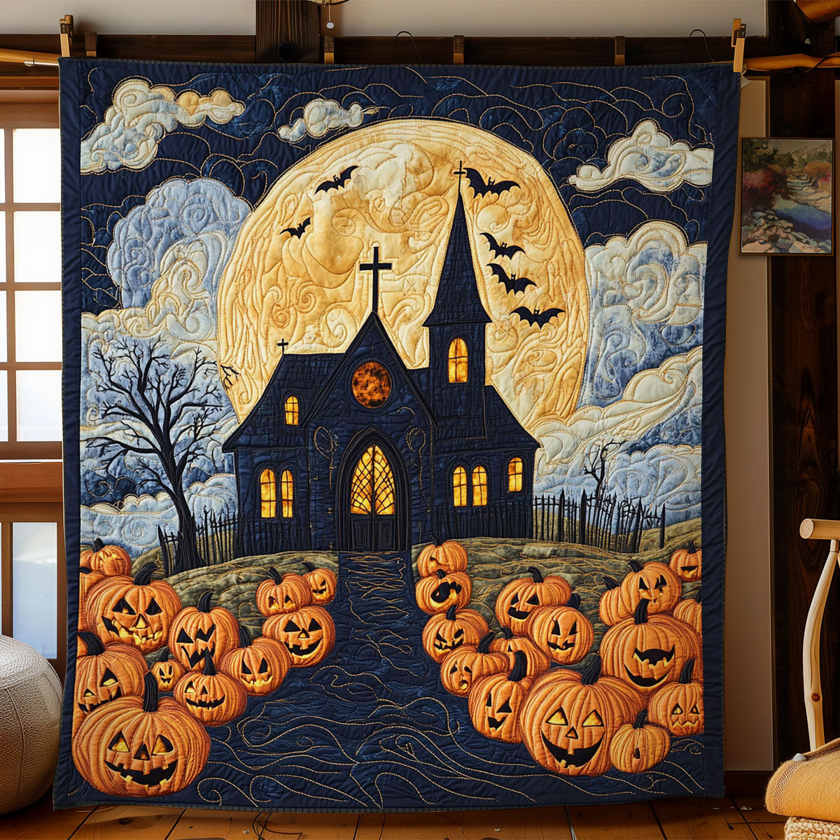 Pumpkin Watch WN2207074CL Quilt