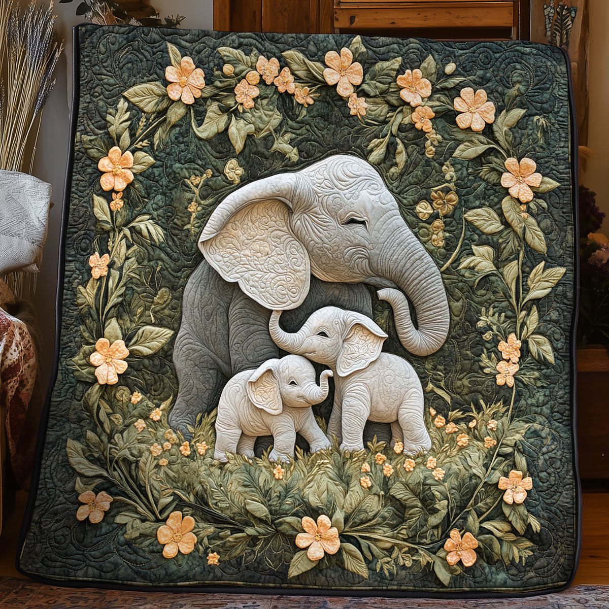 Whispers of the Forest Herd WX1306051CL Quilt