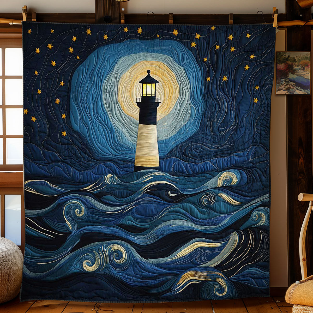 Golden Lighthouse WN1903151CL Quilt