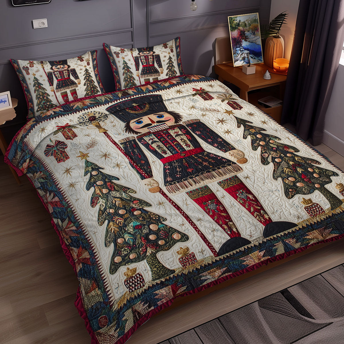Nutcracker Soldier WX2311080CL Duvet Cover Set