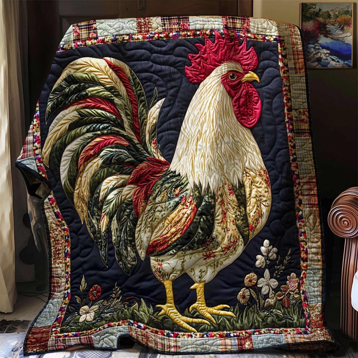 Cockerel Whim WJ2508018CL Quilt
