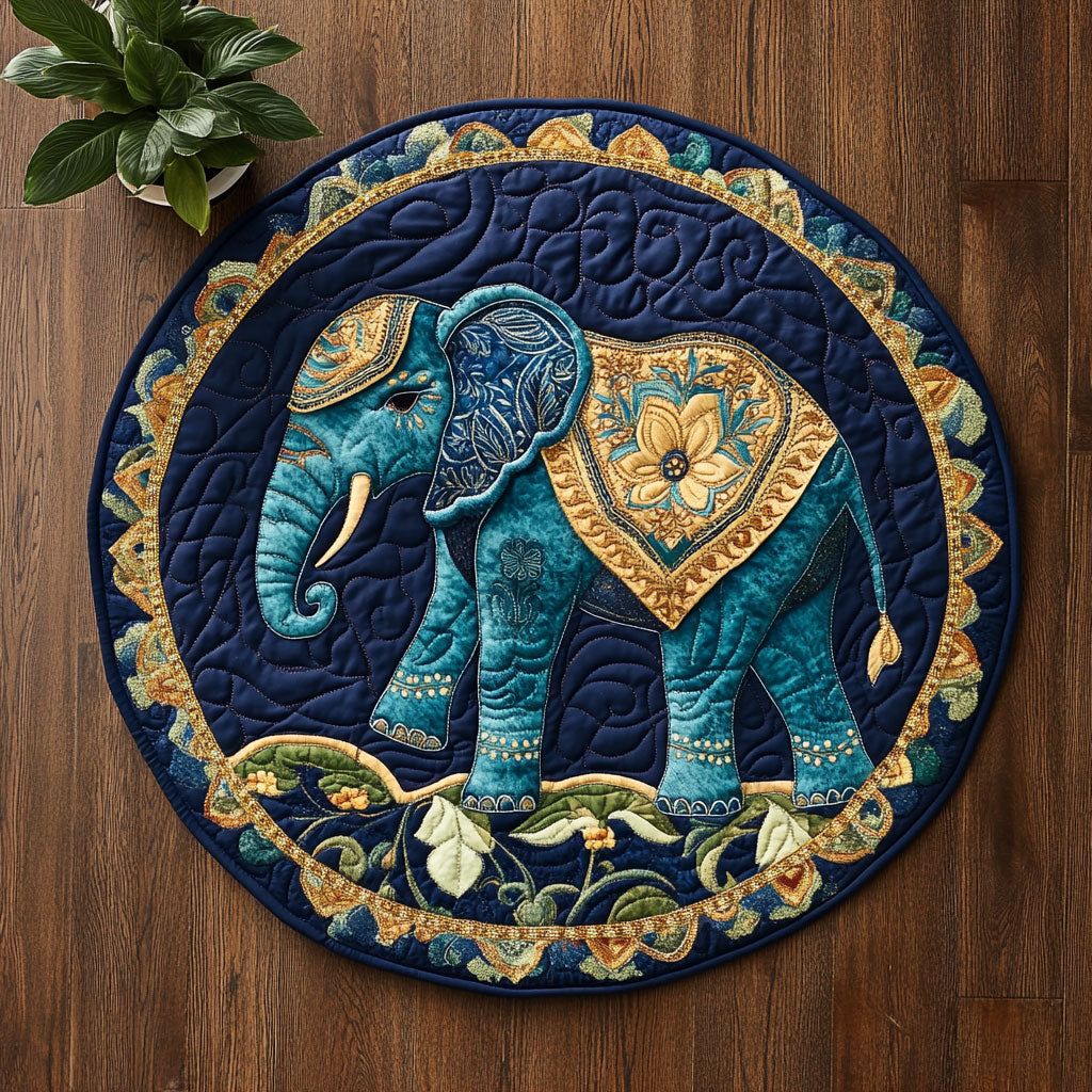 The Wise Wanderer CM2804024CL Quilted Round Mat