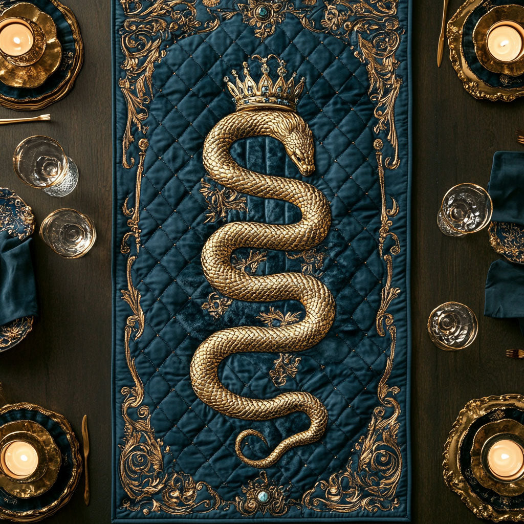 King Snake WY0506033CL Quilted Table Runner