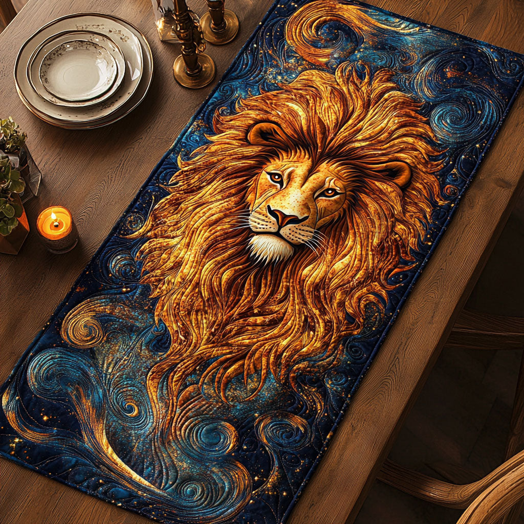 Celestial Lion CW1505113CL Quilted Table Runner