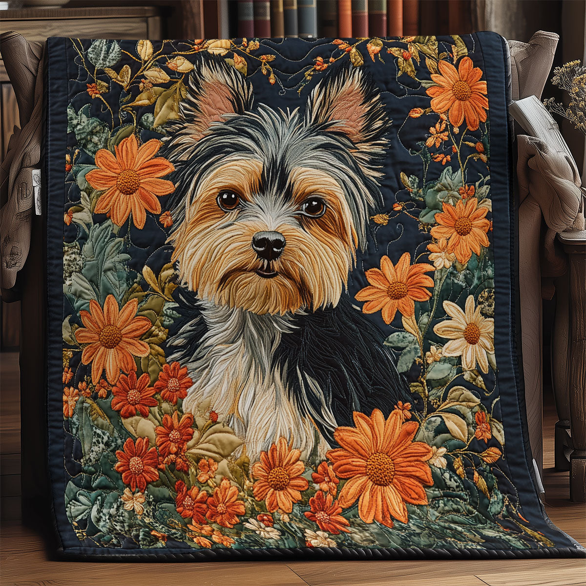 Little Yorkshire Terrier WY0307069CL Quilt