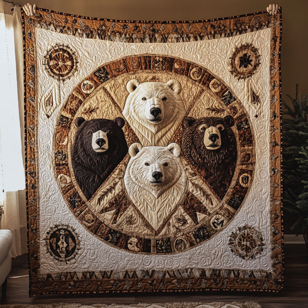 The Bear Wheel WY1308019CL Quilt