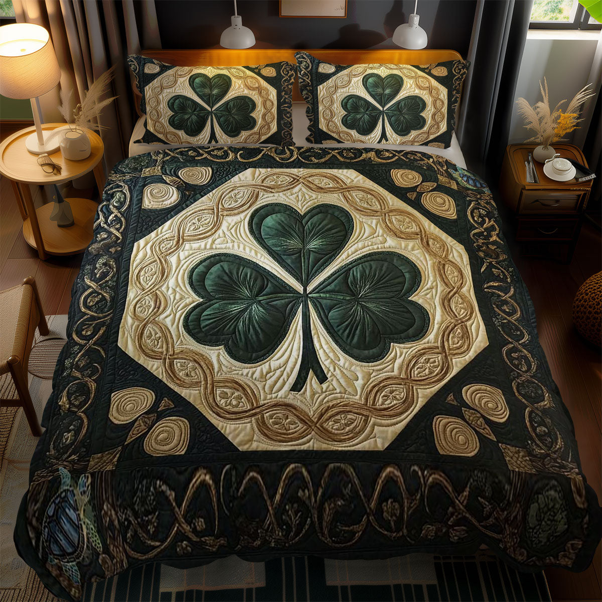 Lucky Charm Clover WN1911043CL Duvet Cover Set