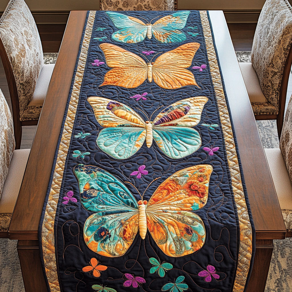 Cosmic Flutter CP0207030CL Quilted Table Runner