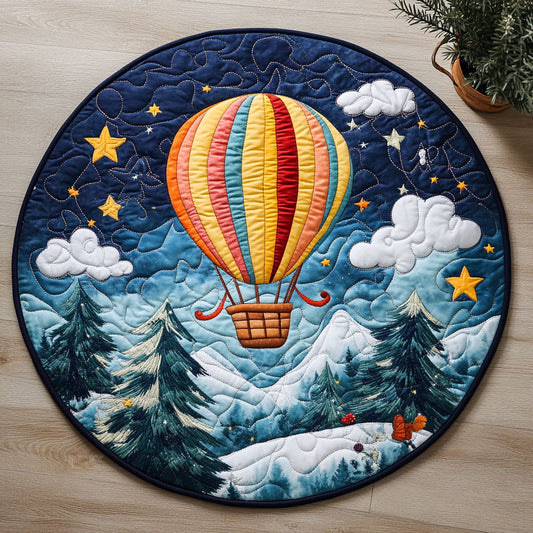 Balloon Festival CW1106002CL Quilted Round Mat