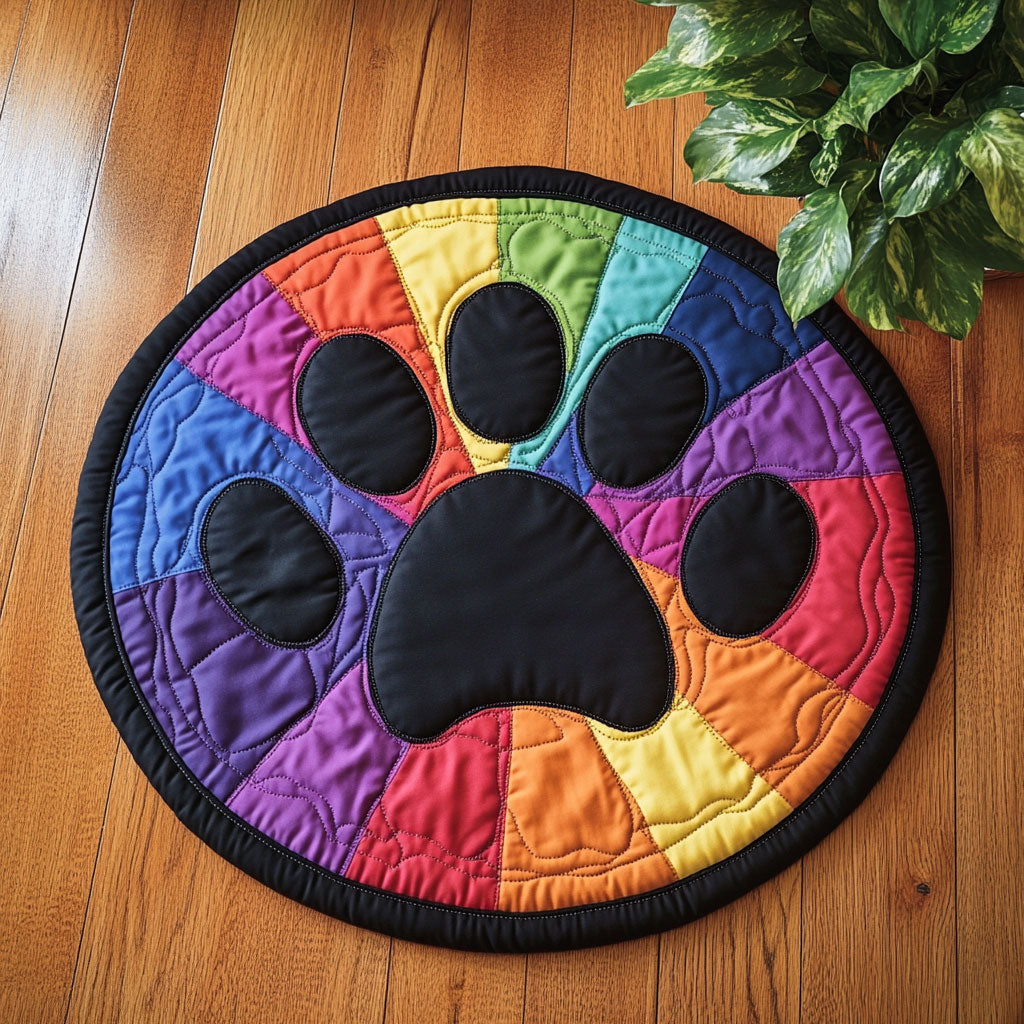 Cozy Prints CW2205369CL Quilted Round Mat