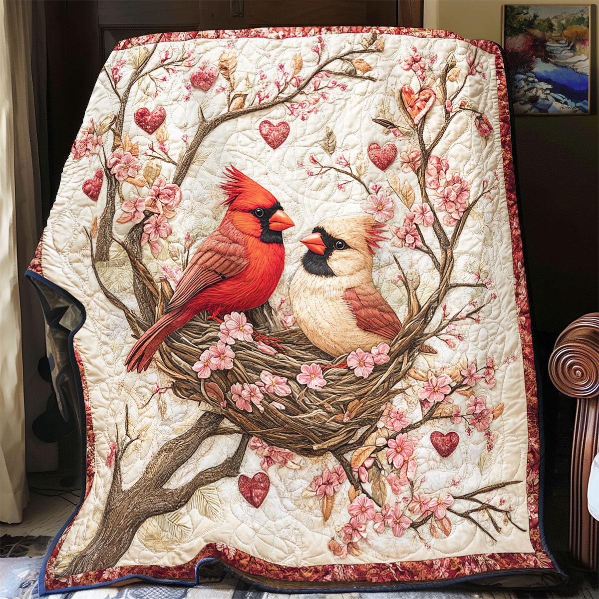 Blooming Nest Love YR1101008CL Quilt