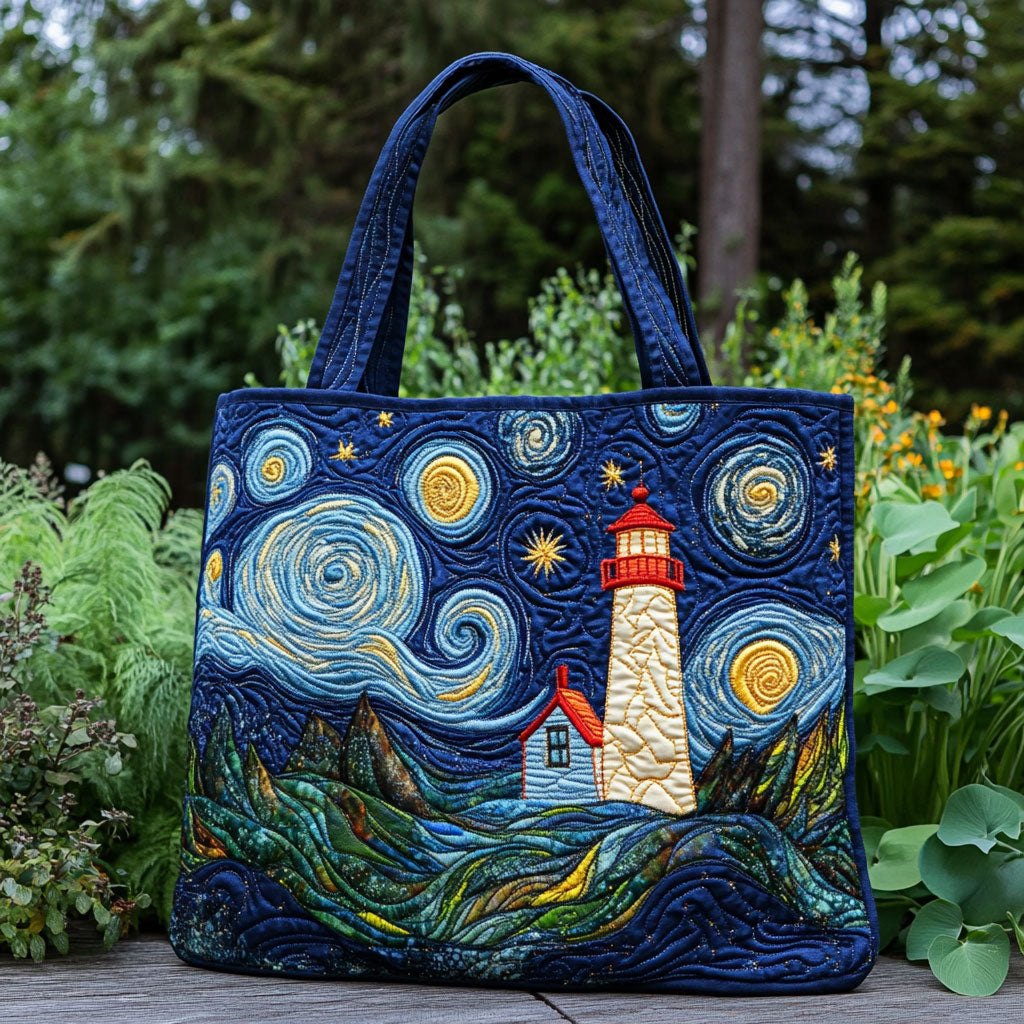 Dreamwave Lighthouse WN3009012CL Quilted Tote Bag