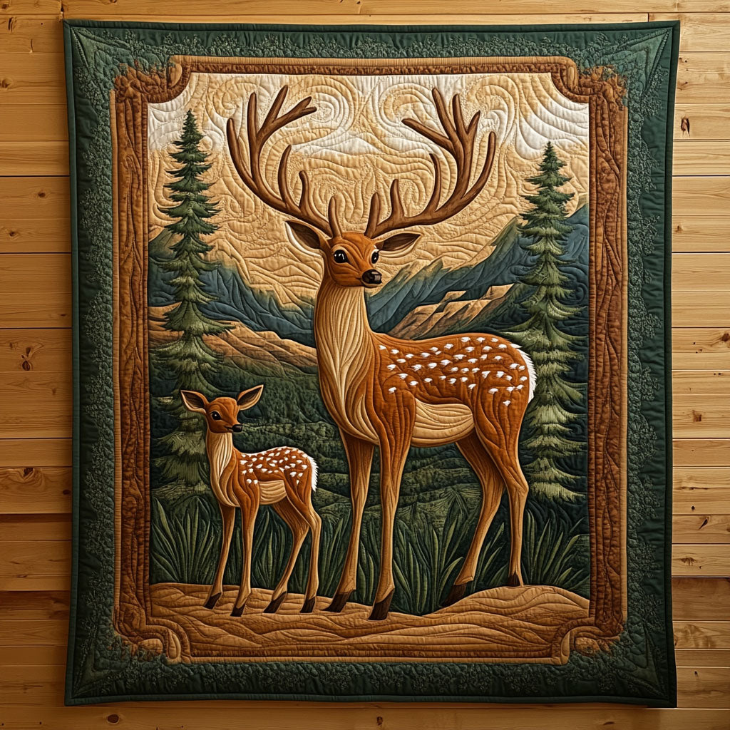 Forest Family CP0505046CL Quilt