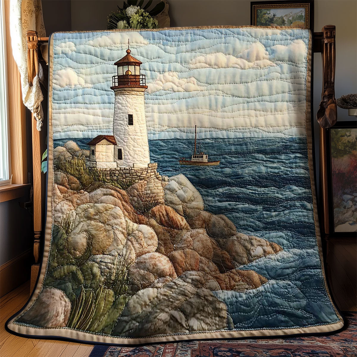Lighthouse Reflection WN2503093CL Quilt