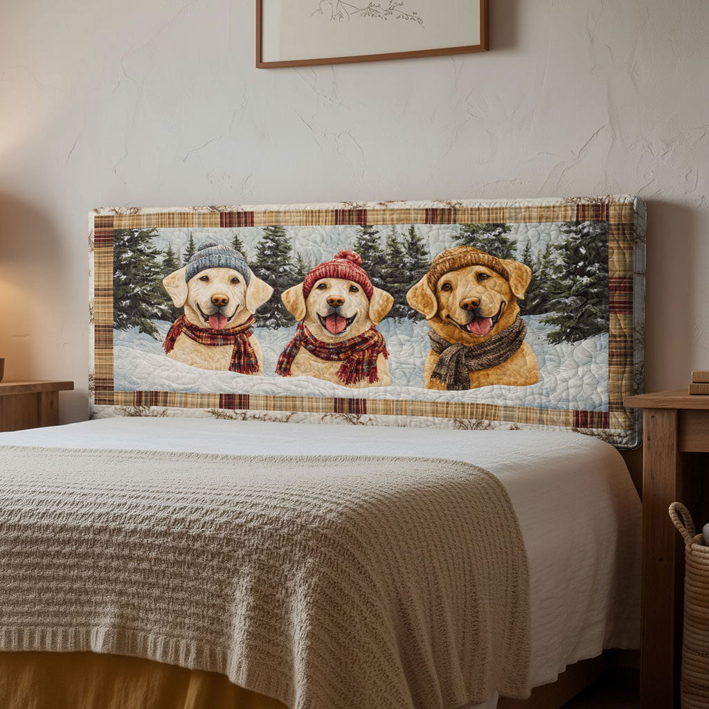 Labrador Winter Trio WN1112154CL Quilted Headboard Slipcover