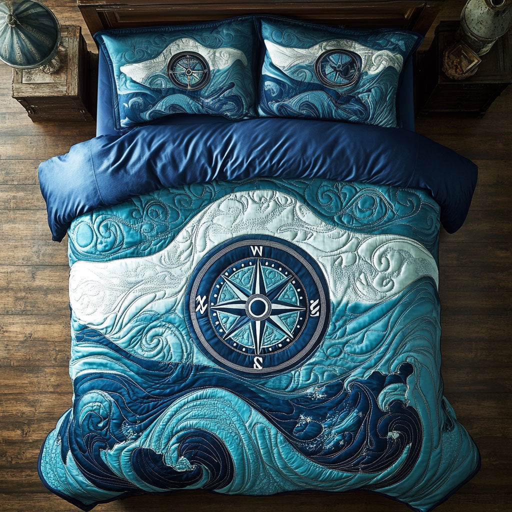 Compass Sea Wave WY0707051CL Duvet Cover Set