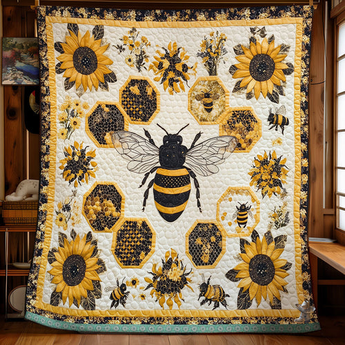 Lovely Beehive WU1610001CL Quilt