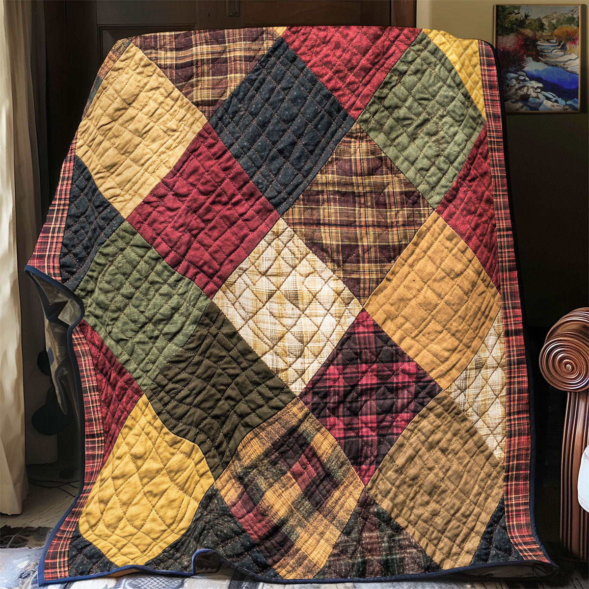 Vintage Patchwork WX2102040CL Quilt