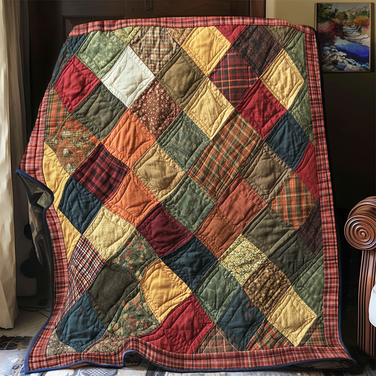 Vintage Patchwork WX2102042CL Quilt