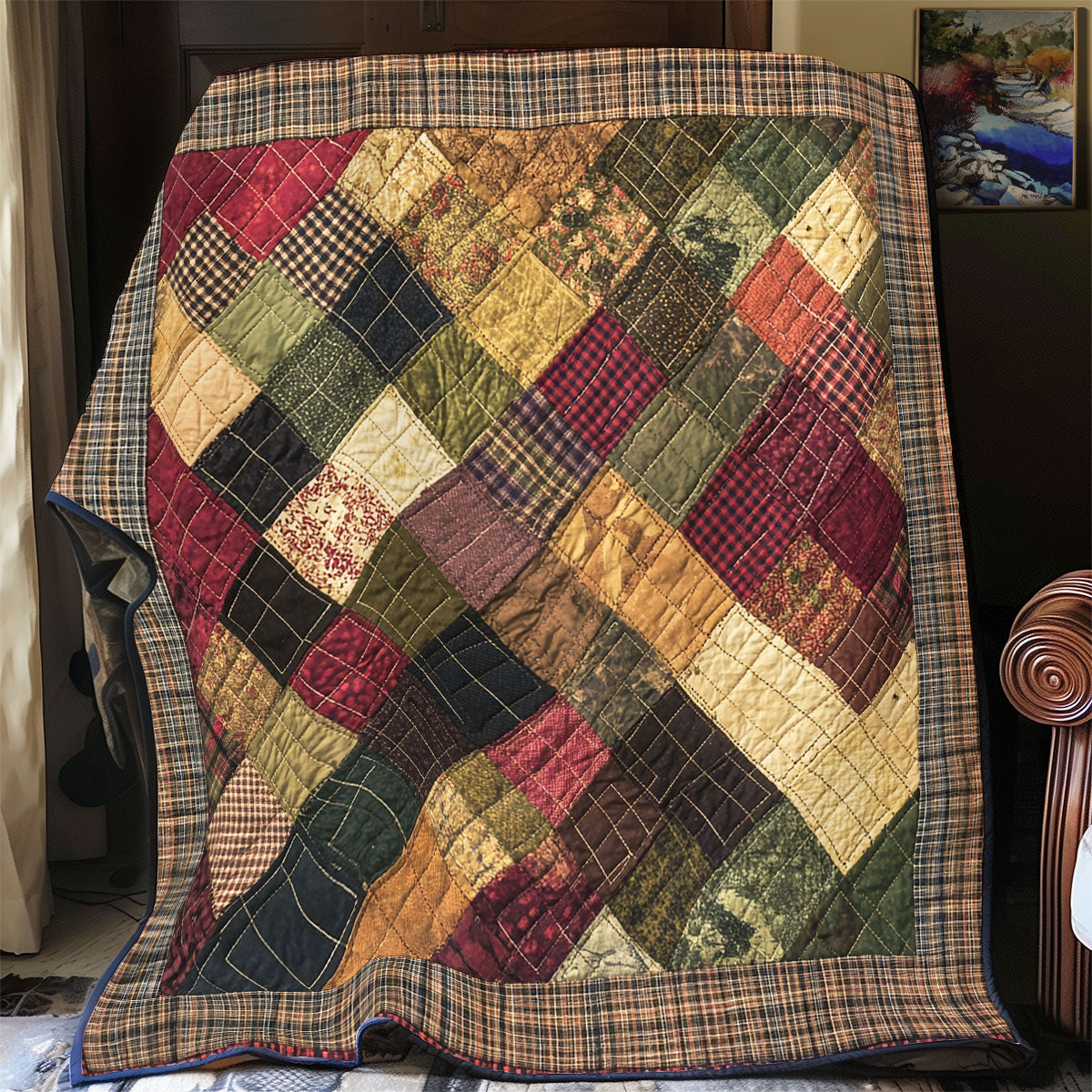 Vintage Patchwork WX2102043CL Quilt