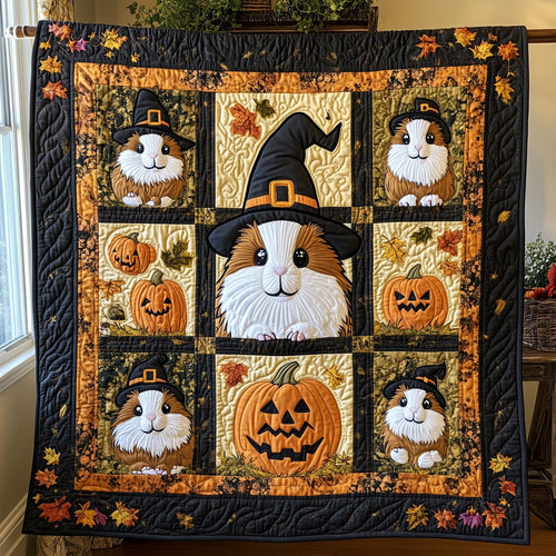 Halloween Hay Guinea WY2308022CL Quilt