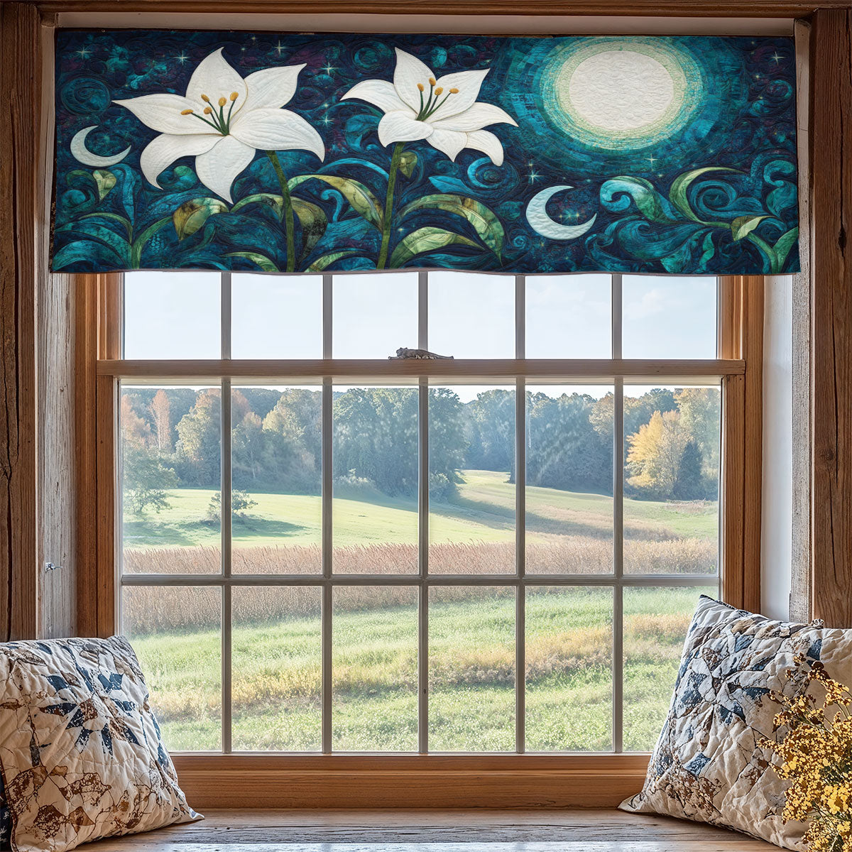 Flower Lily WX2205029CL Quilted Valance