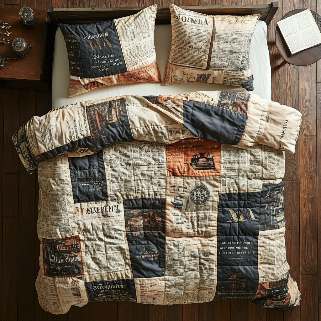 Newspaper CP1006039CL Duvet Cover Set