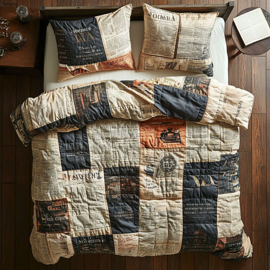 Newspaper CP1006039CL Duvet Cover Set