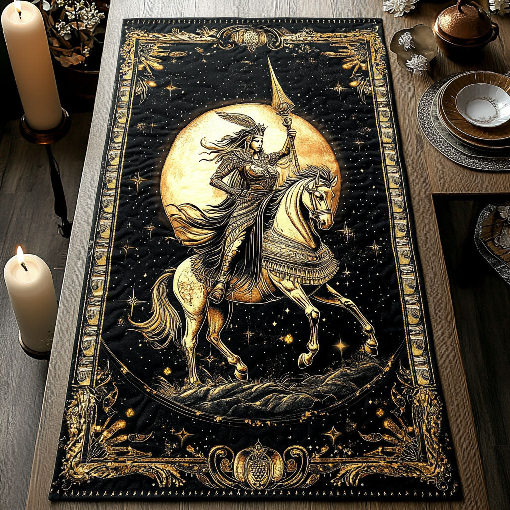 Moon Worrier CW2406032CL Quilted Table Runner