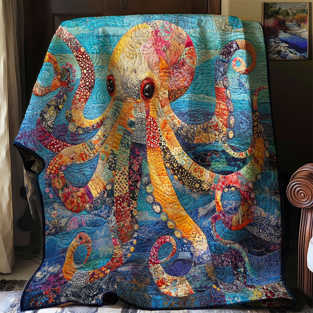 Patchwork Octopus WJ1703019CL Quilt