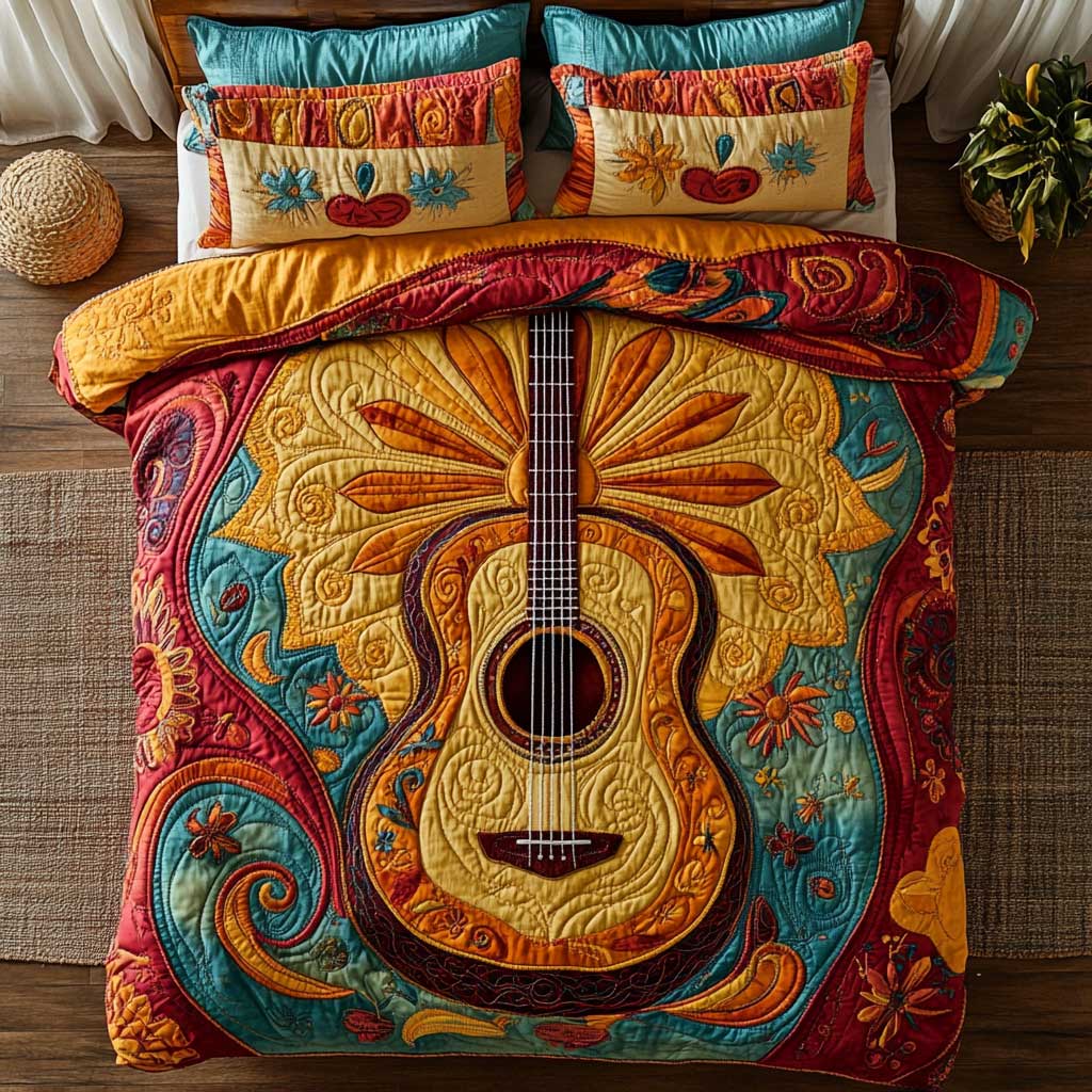 The Colorful Guitar CQ1705035CL Duvet Cover Set