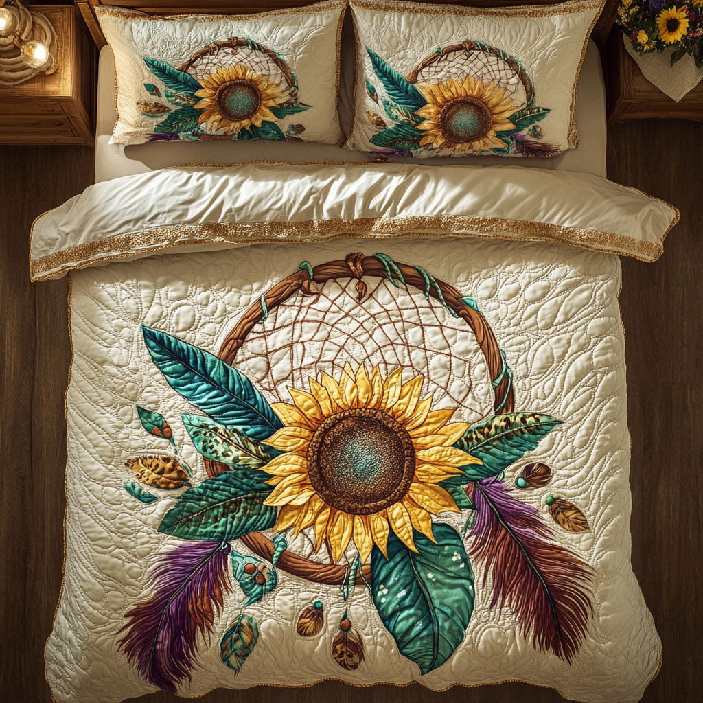 Dreamcatcher Sunflower WY2006020CL Duvet Cover Set