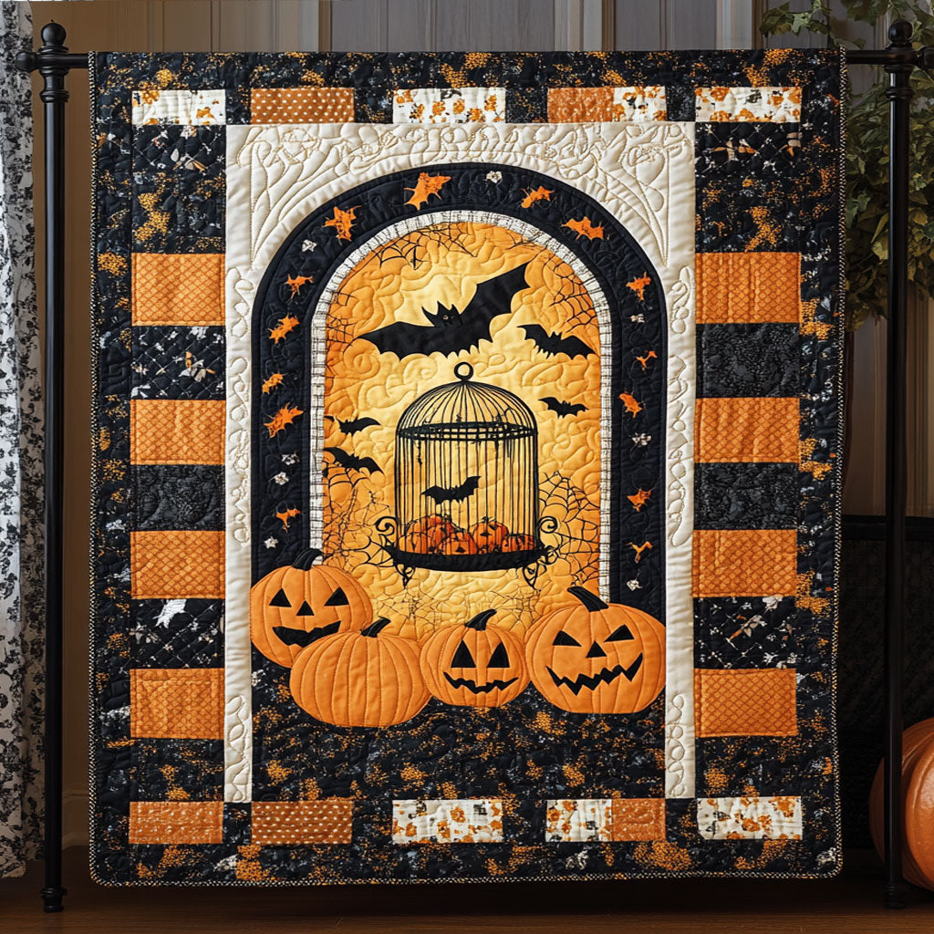 Ghoulish Garden WY2508017CL Quilt
