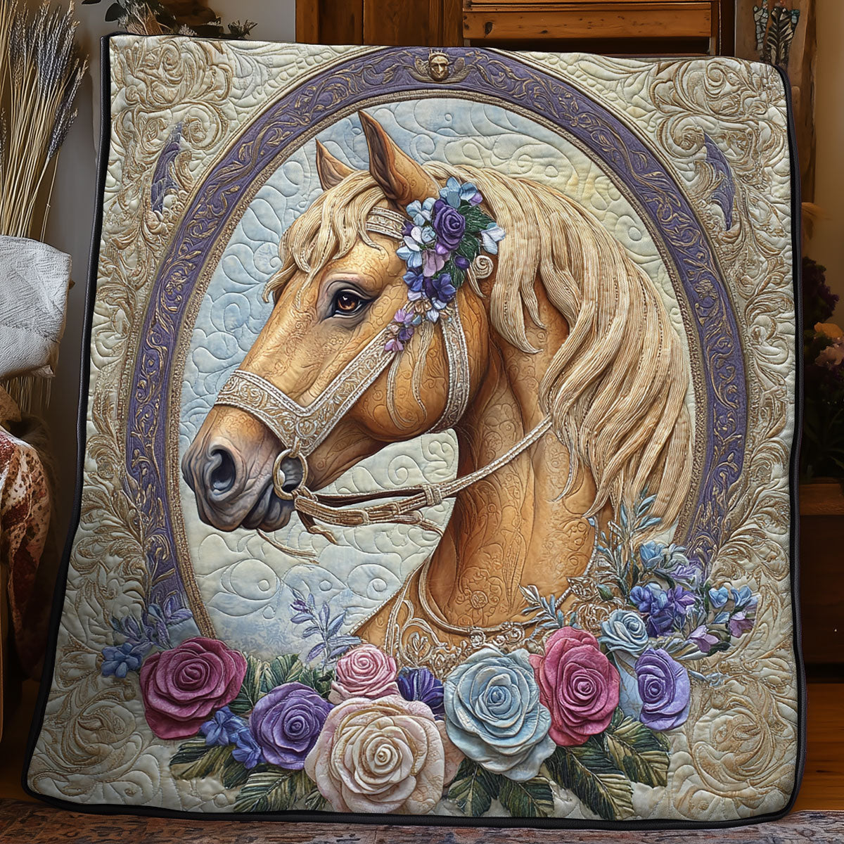 Charming Horse WX0406011CL Quilt