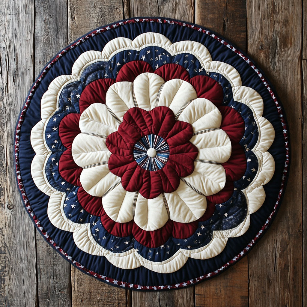 Blooming Pride CP1406010CL Quilted Round Mat