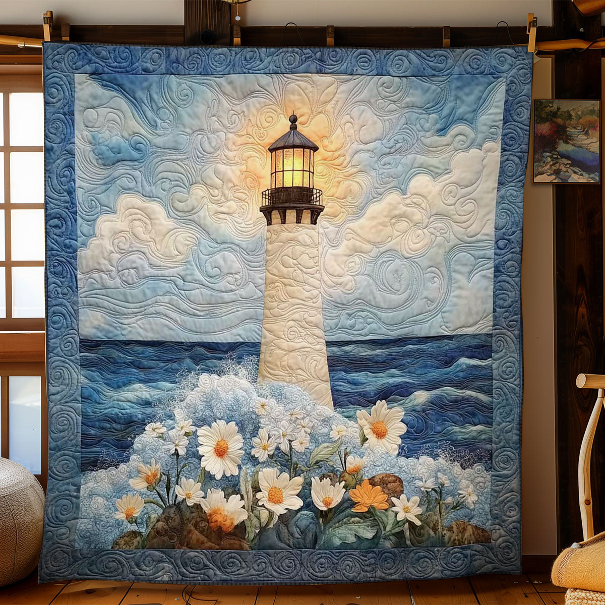 Lighthouse Blossom WN2403049CL Quilt