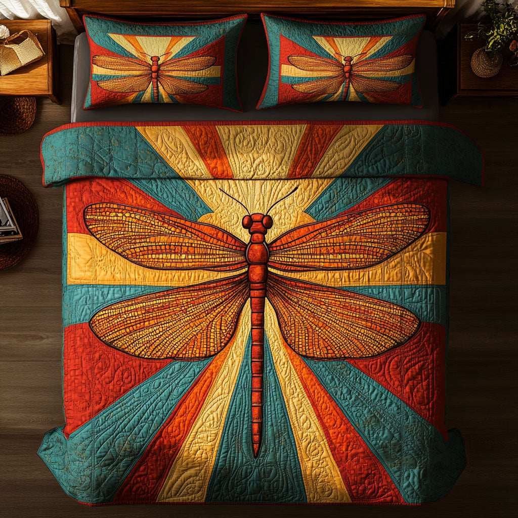 Retro Sunburst WY1408028CL Duvet Cover Set