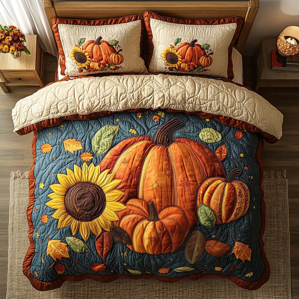 Pumpkin Sunflower DH1809014CL Duvet Cover Set