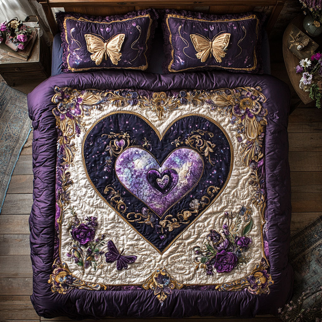 Mystic Heart In Garden WY2301022CL Duvet Cover Set