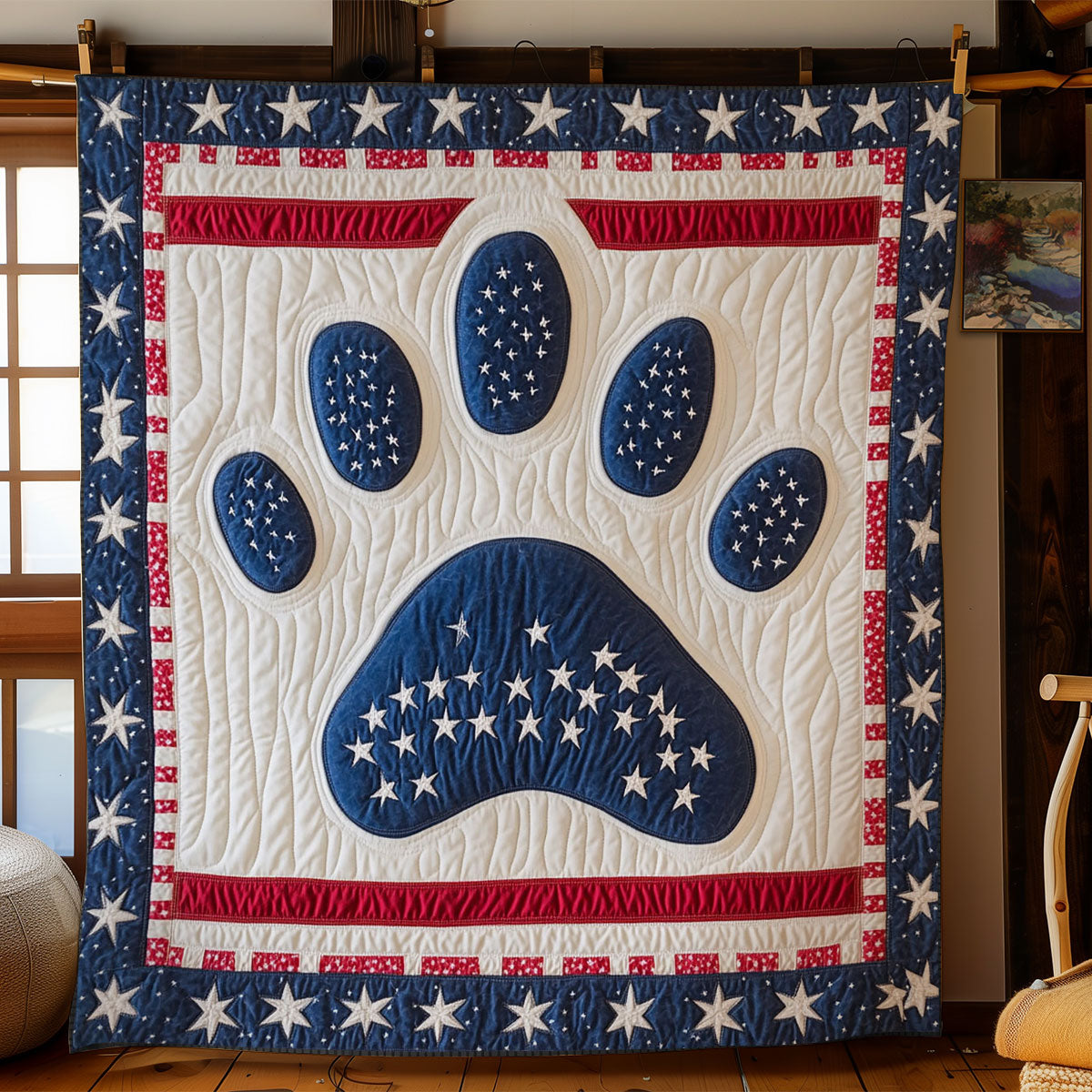 Vintage Paw WN1707062CL Quilt