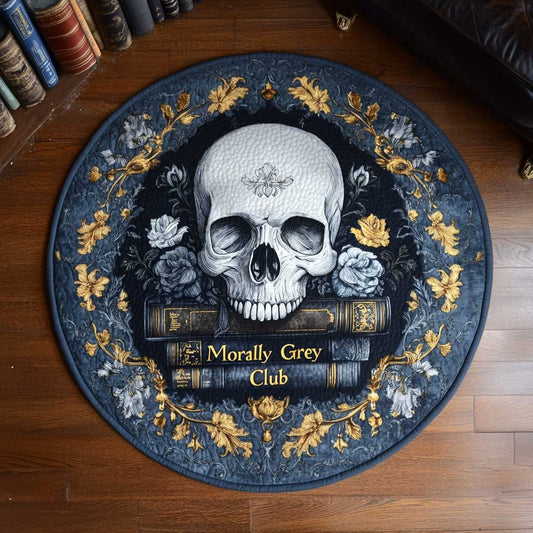 Skull Nest WN2005043CL Quilted Round Mat