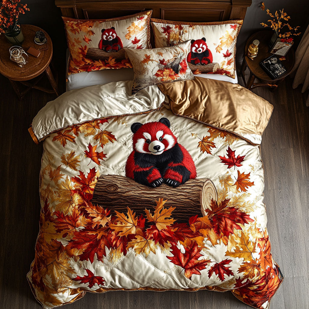 Autumn Red Panda WN2905002CL Duvet Cover Set