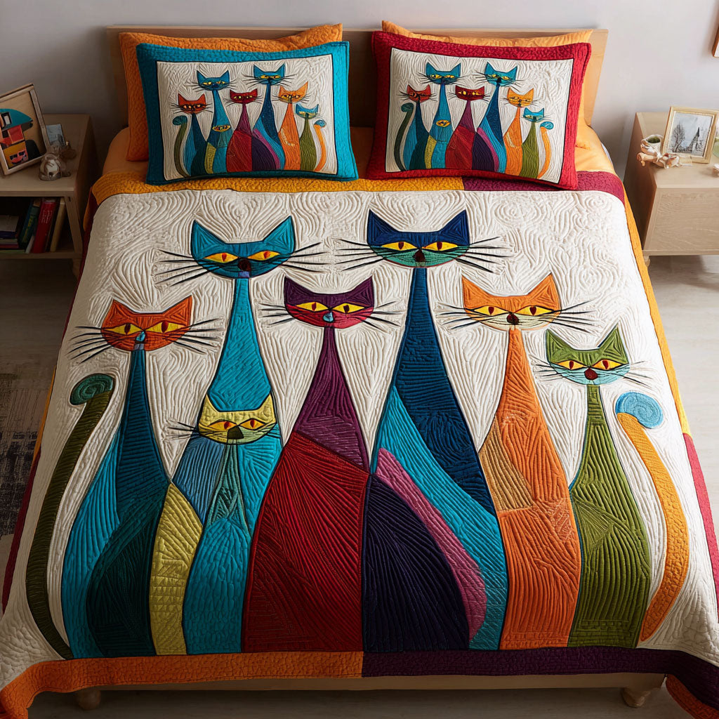 Colorful Cat CW1011018CL Duvet Cover Set