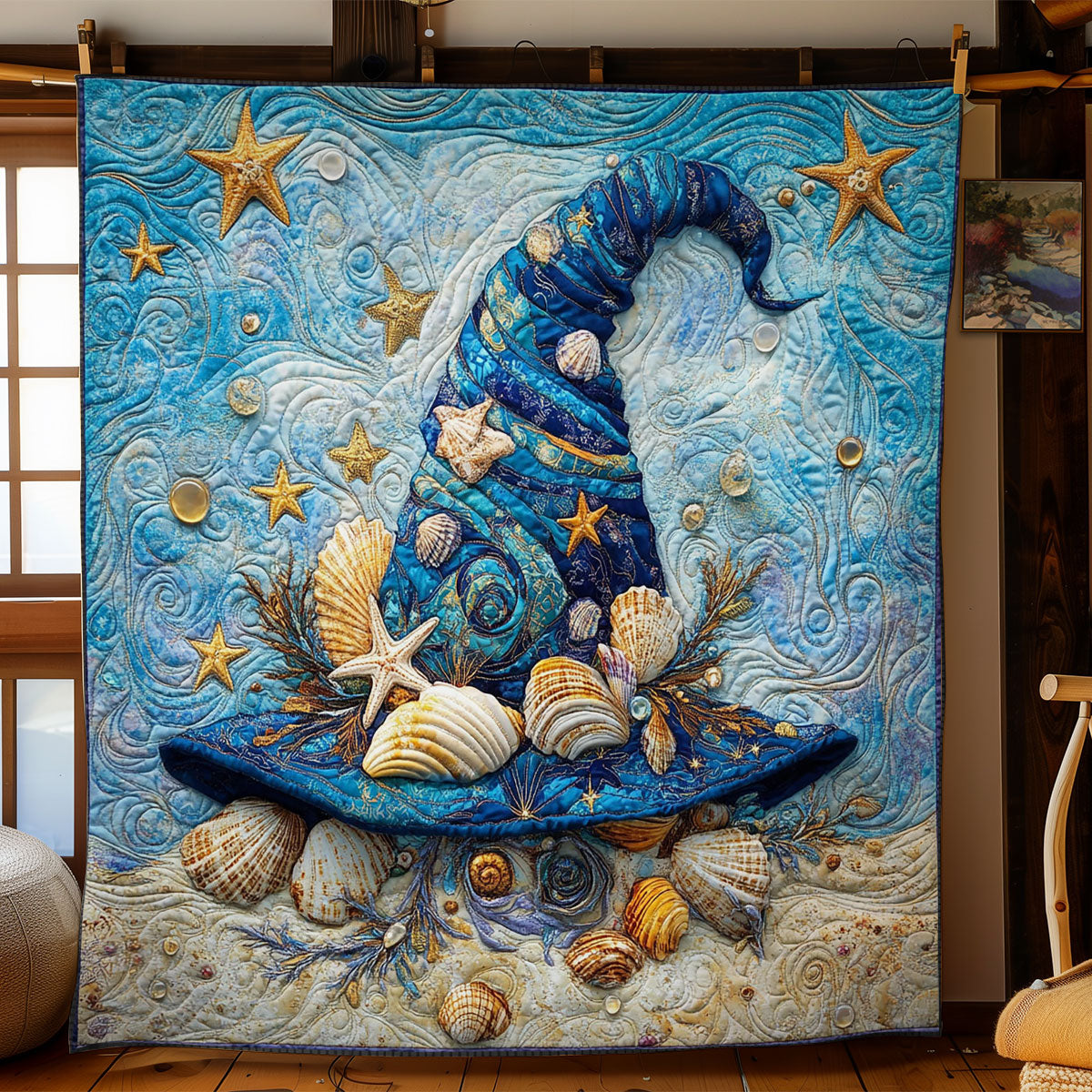 Wizard Hat Azure WN0606039CL Quilt