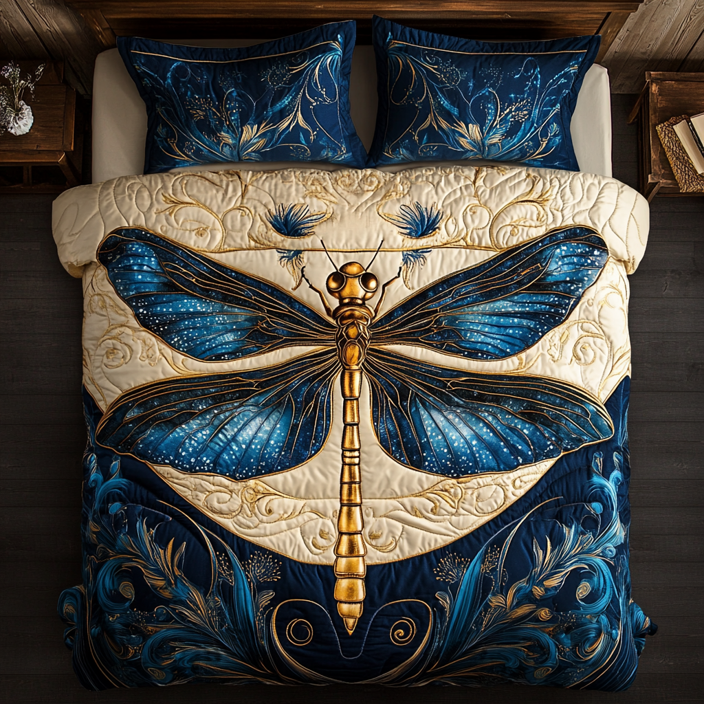 Blue Dragonfly XR2402001CL Duvet Cover Set