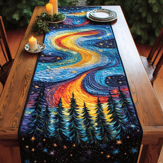 Celestial Flow CW1106007CL Quilted Table Runner