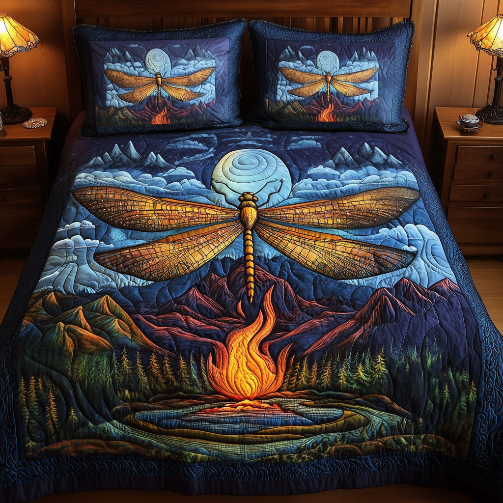 Dragonfly Campfire Soar LT0410025CL Duvet Cover Set