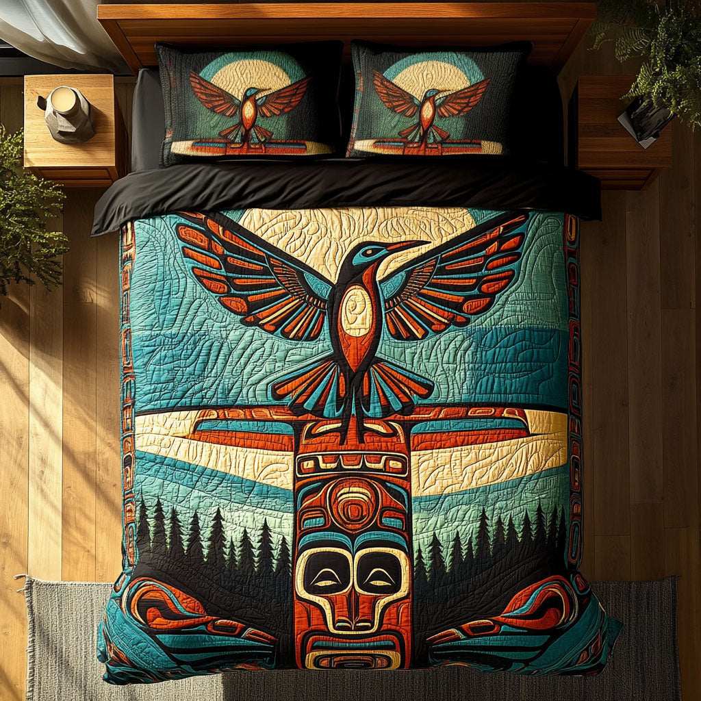 Hummingbird Totem WY1408009CL Duvet Cover Set